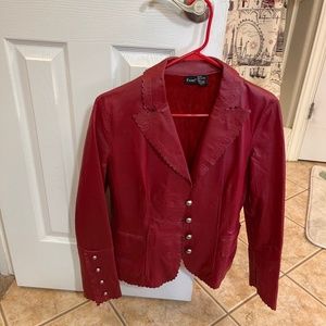 One hundred per cent leather coat